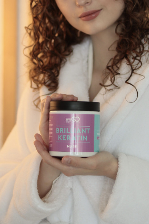 Kератиновая маска для любого типа волос 250 мл. Keratin SPA hair repair в Смоленске